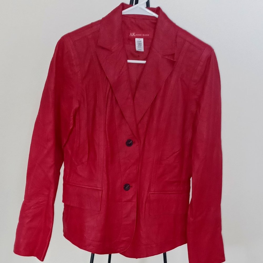 Anne Klein 100% Leather Jacket